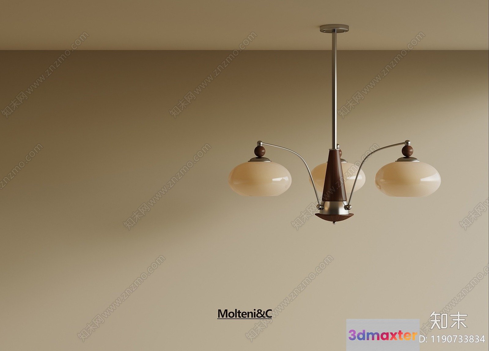 Modern Light Fixture 3D Model - 15927 - VRAY Render