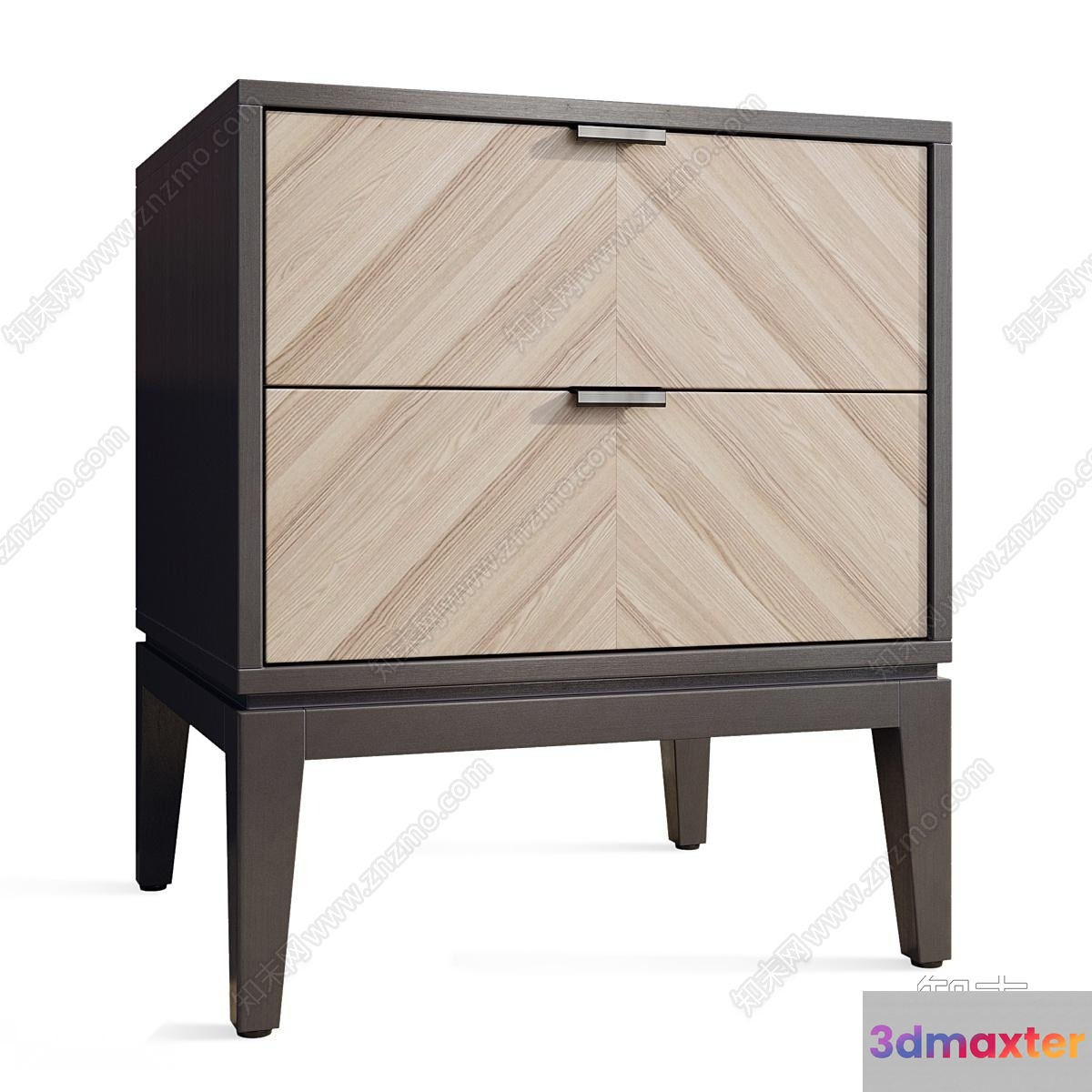 Modern Nightstand 3D Model - 13265 - VRAY Render