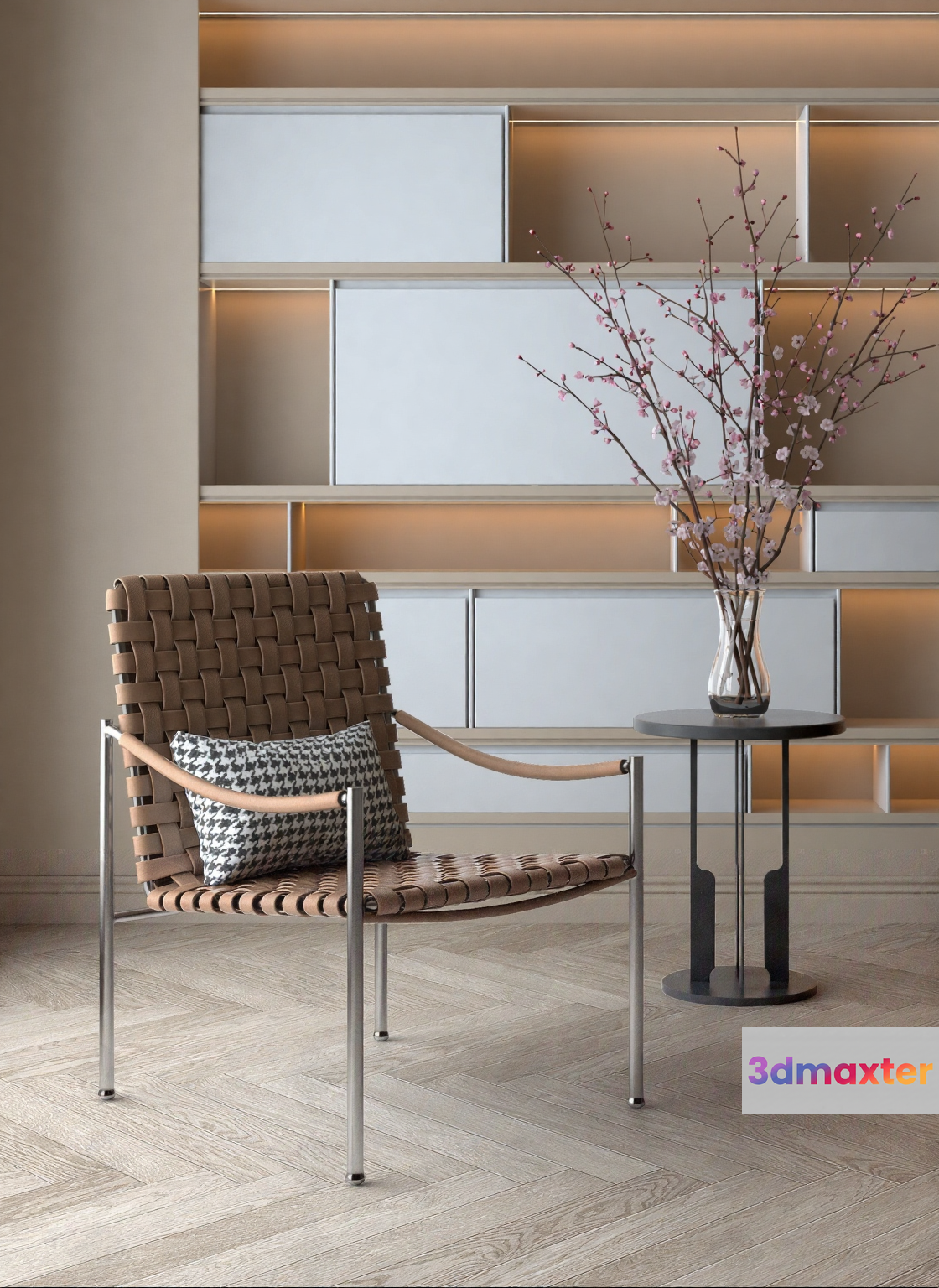 Modern Minimalist Chair 3D Model - 18282 - VRAY Render