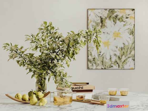 Cozy Dining Area 3D Model - 16149 - CORONA Render