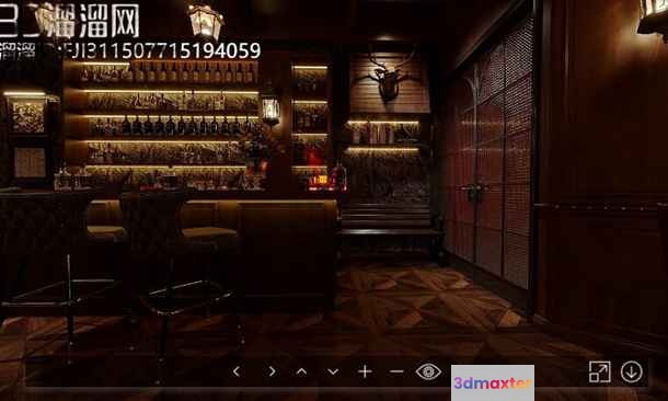 Modern Living Room 3D Model - 10705 - CORONA Render