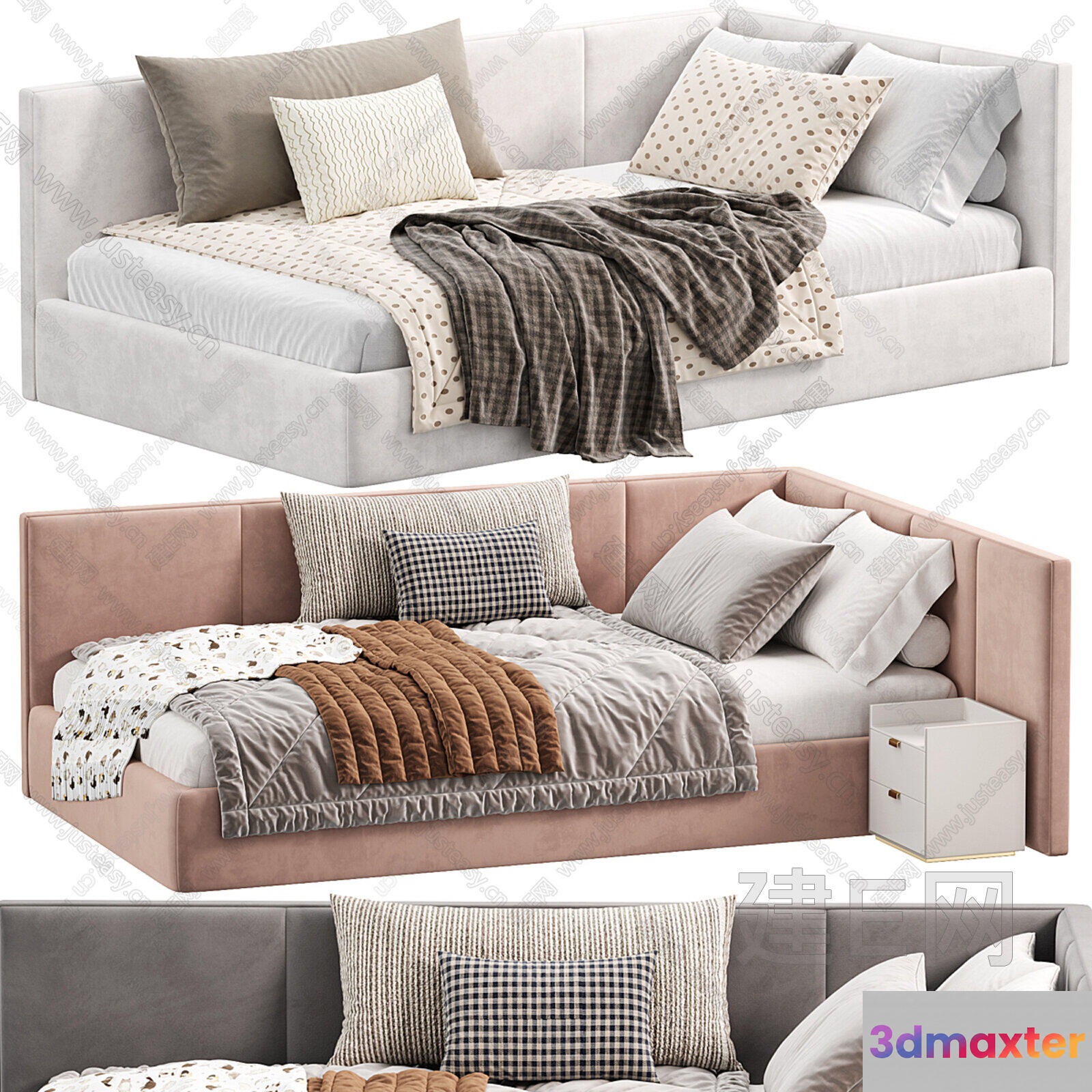 Cozy Bedroom 3D Model - 13036 - VRAY Render