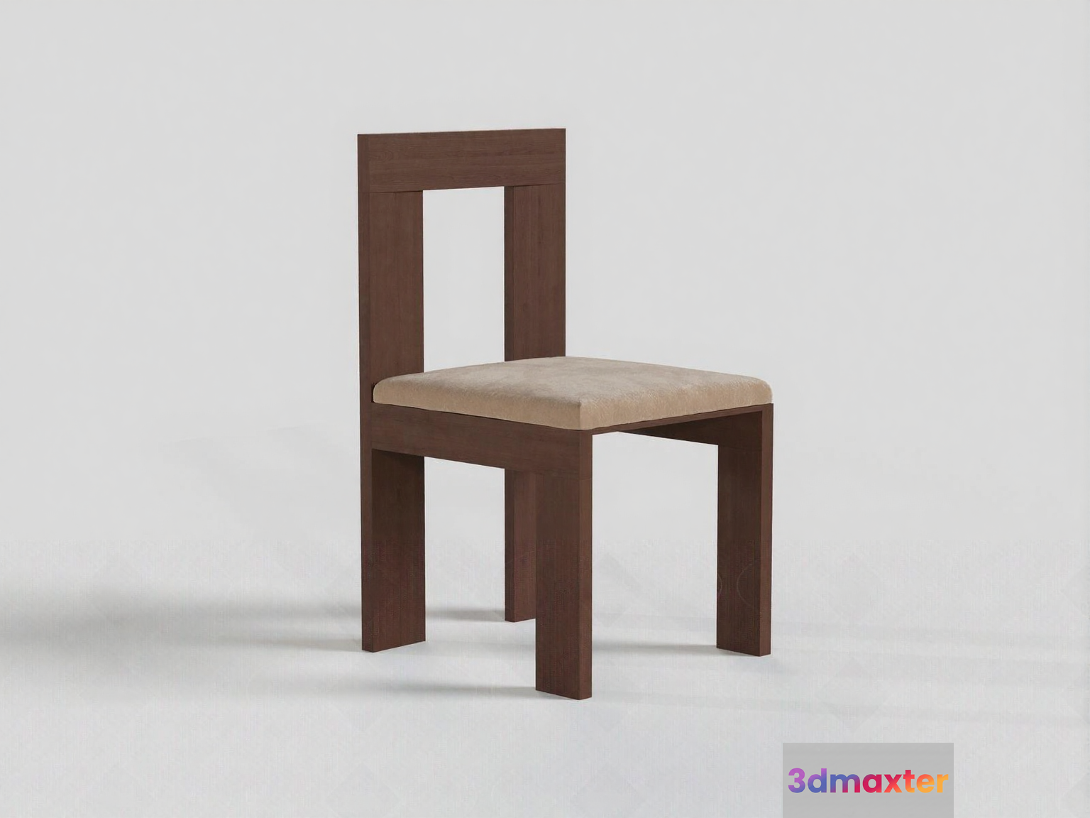A Wooden Chair 3D Model - 9993 - CORONA Render
