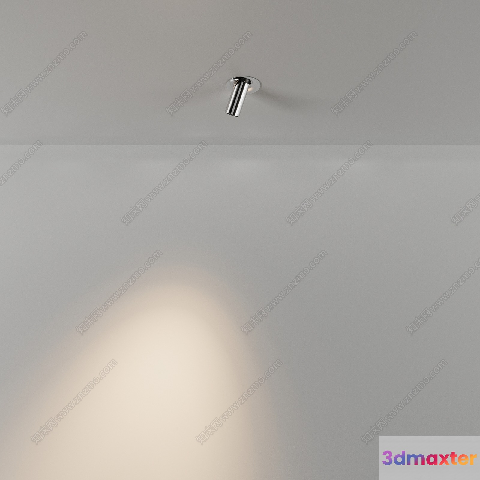 Gold Light Fixture 3D Model - 13021 - VRAY Render