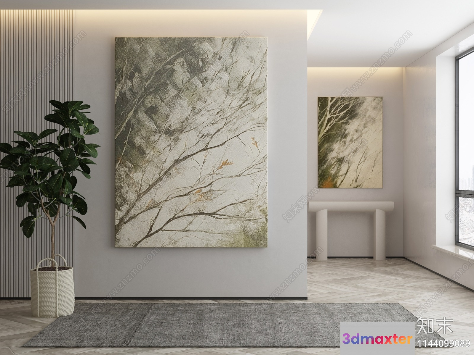 Modern Living Room 3D Model - 14700 - VRAY Render