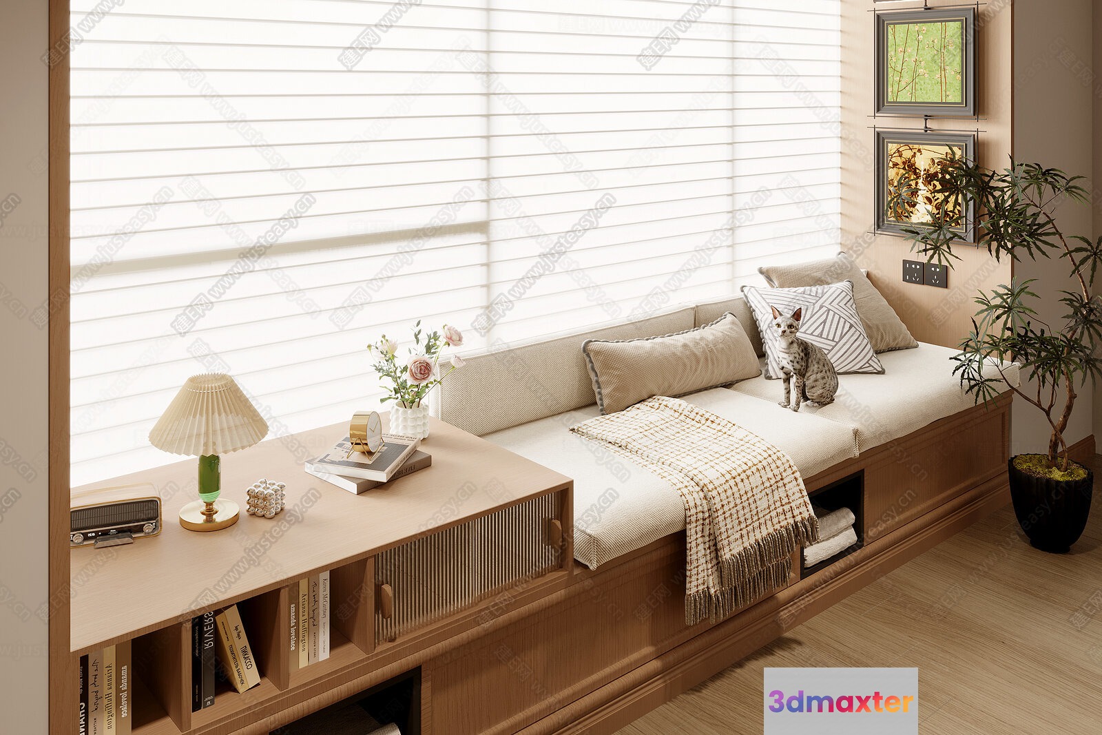 Modern Living Room 3D Model - 11339 - CORONA Render