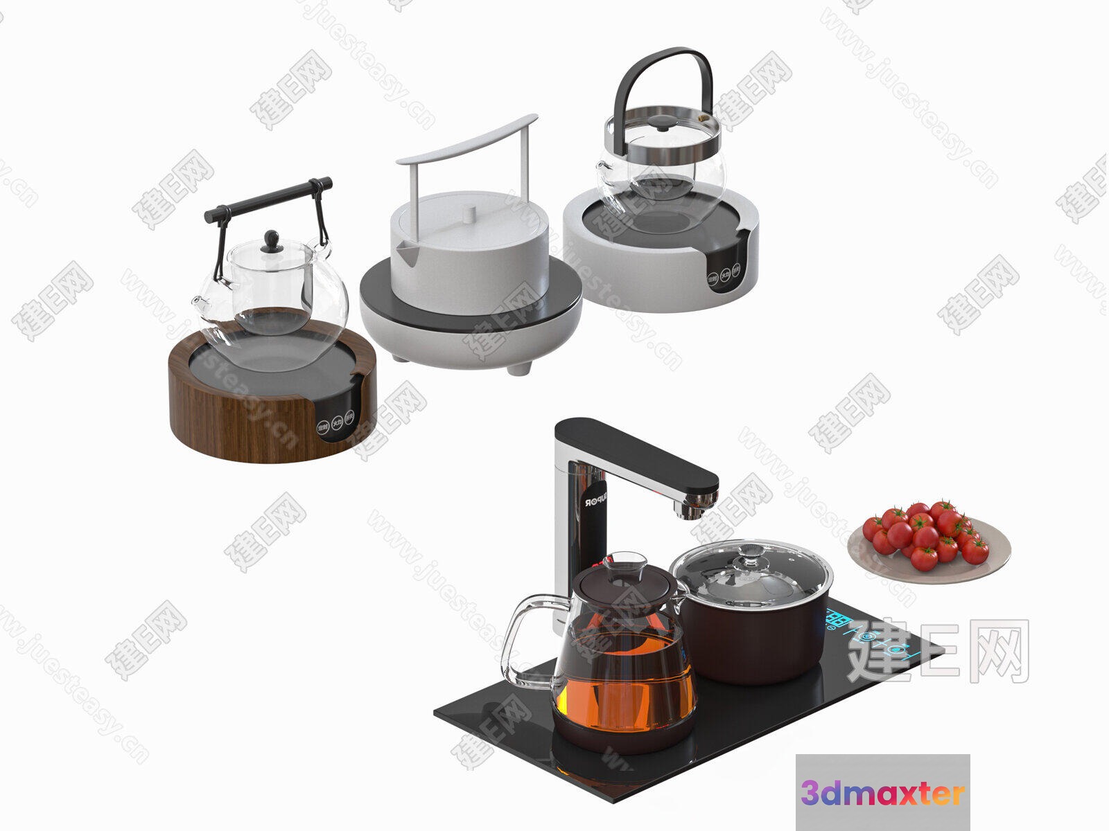 Kitchen Appliances 3D Model - 8552 - VRAY Render