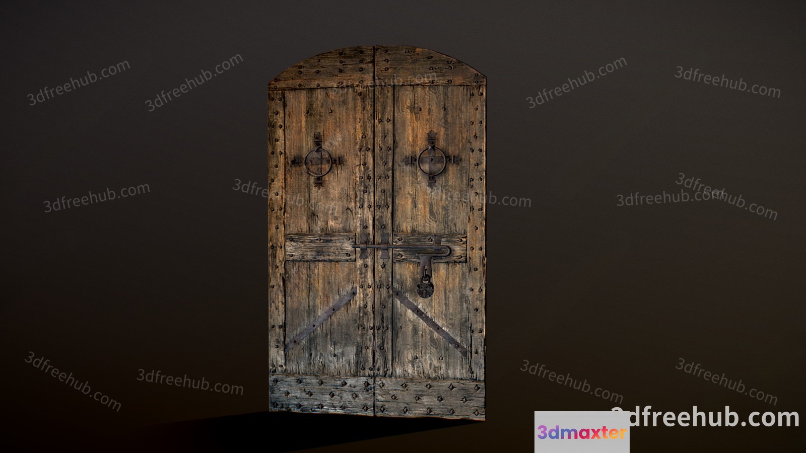 Old Wooden Door 3D Model - 22974 - VRAY Render