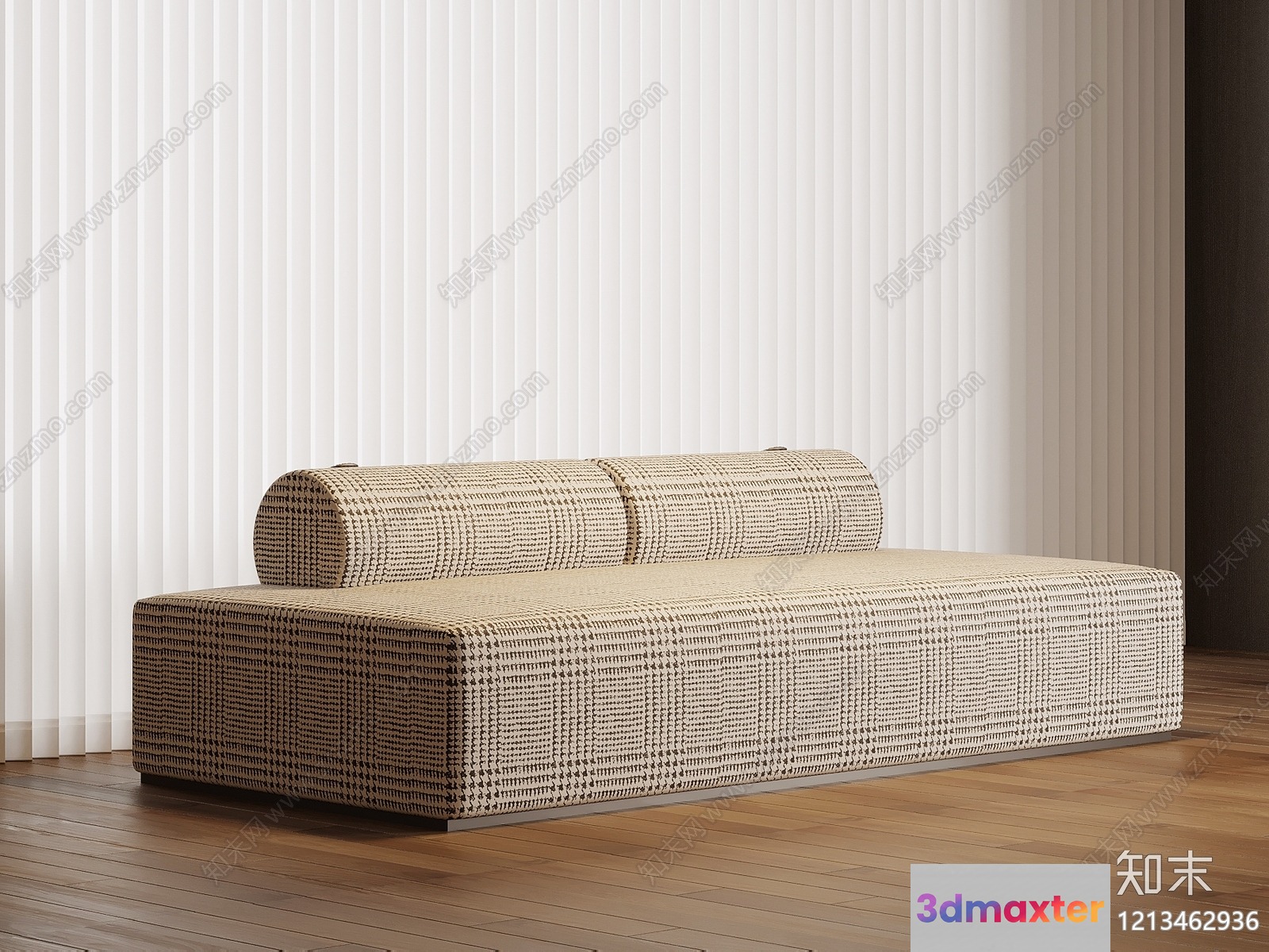Modern Wicker Sofa 3D Model - 4466 - VRAY Render