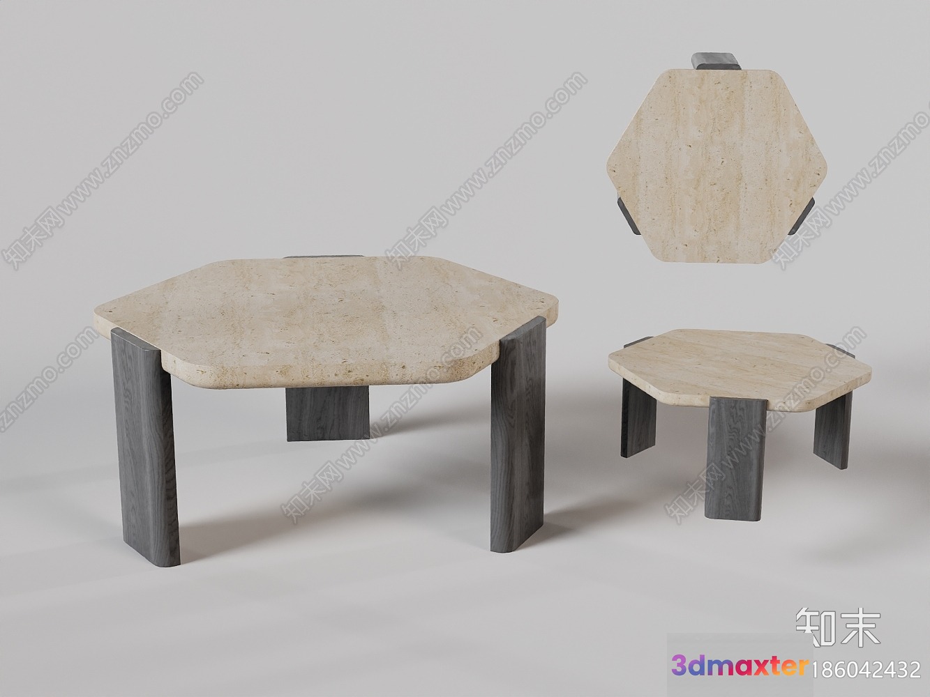 A Small Table And Chair 3D Model - 22305 - CORONA Render