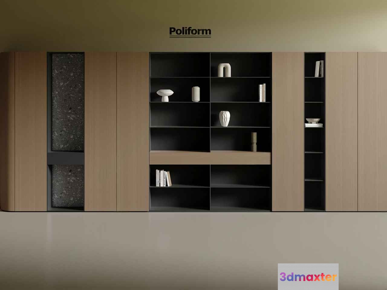 Modern Storage Unit 3D Model - 17442 - VRAY Render