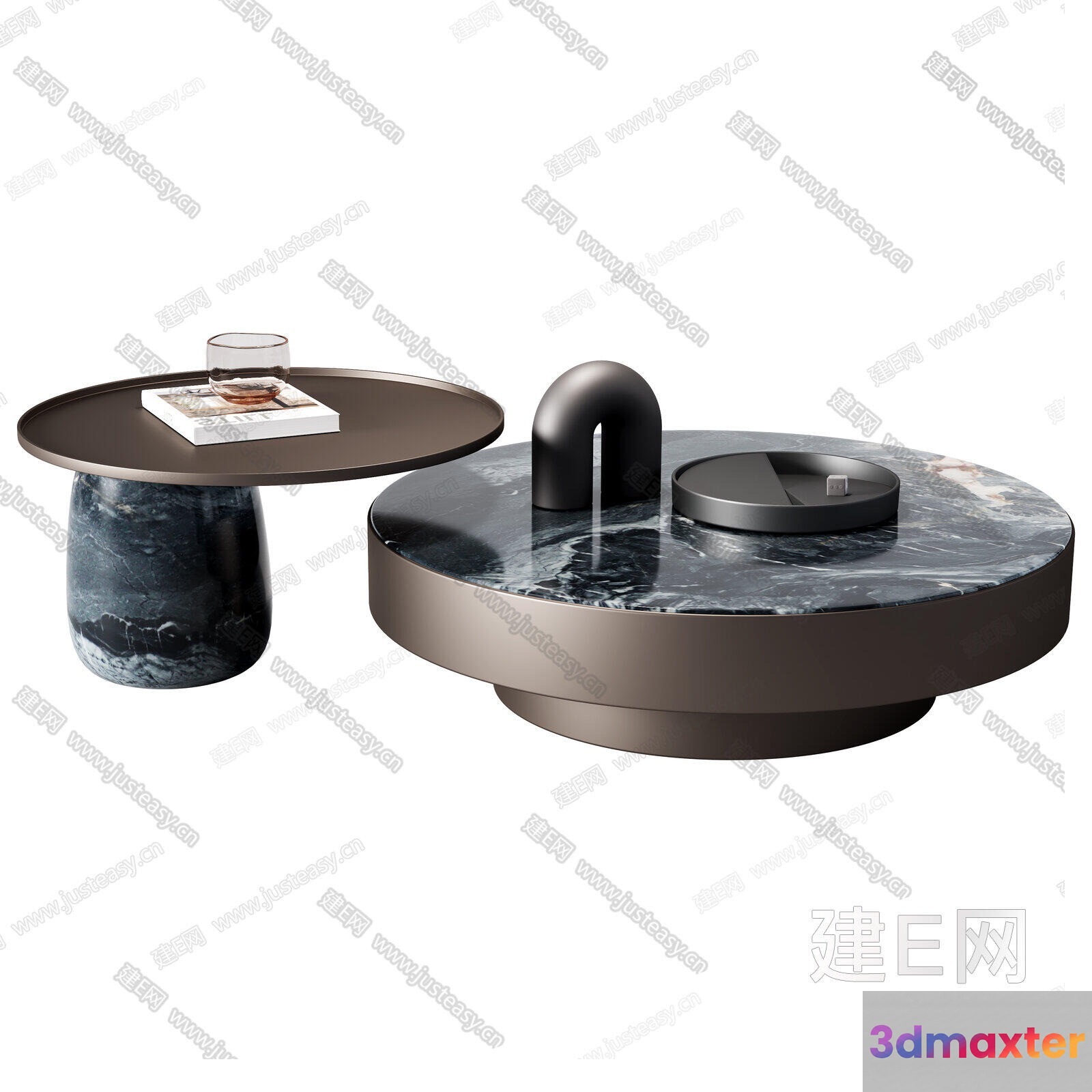 Modern Round Coffee Tables 3D Model - 8341 - VRAY Render