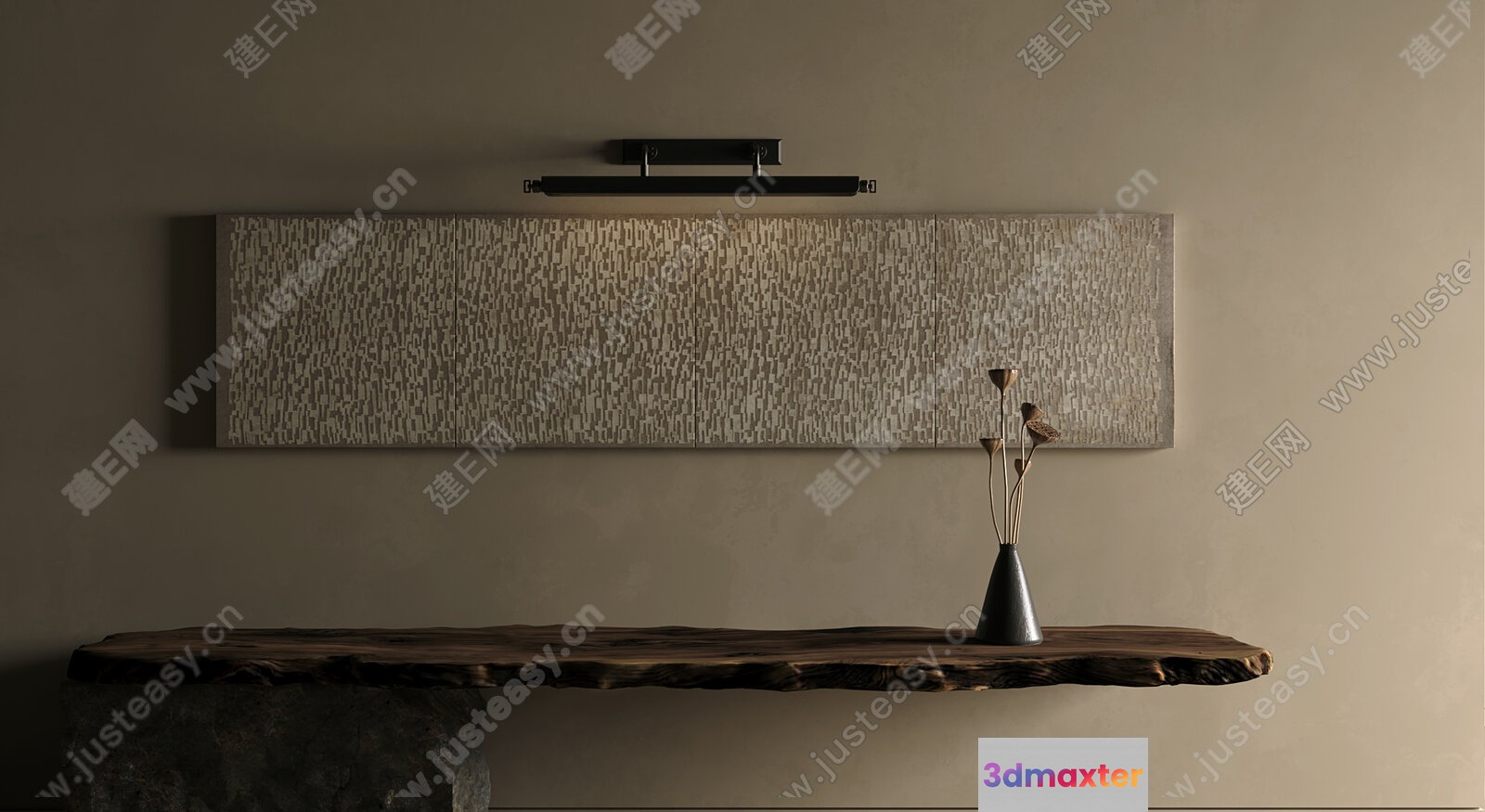 Modern Home Decor 3D Model - 4627 - VRAY Render