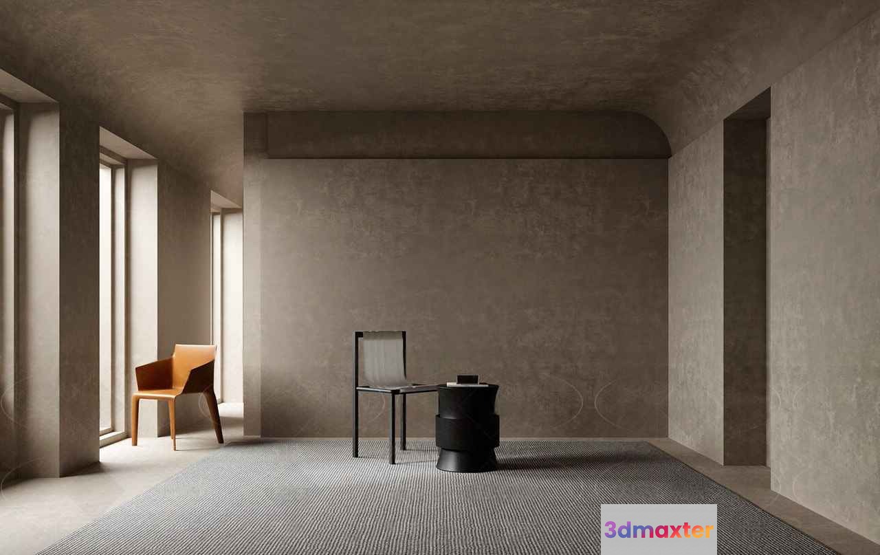 Modern Minimalist Room 3D Model - 14516 - CORONA Render