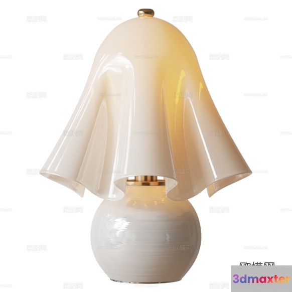 Gold Light Fixture 3D Model - 16251 - VRAY Render