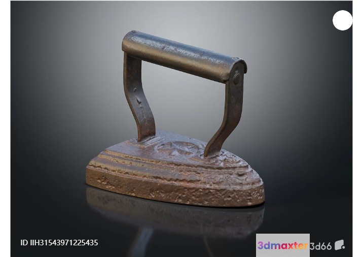 Rusty Iron 3D Model - 3376 - VRAY Render