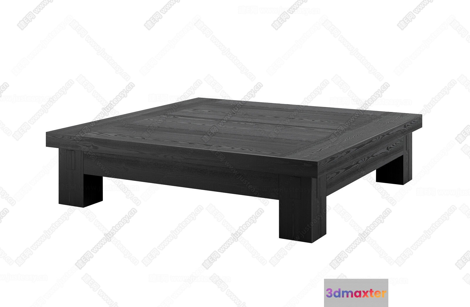 A Dark Grey Coffee Table 3D Model - 4757 - CORONA Render