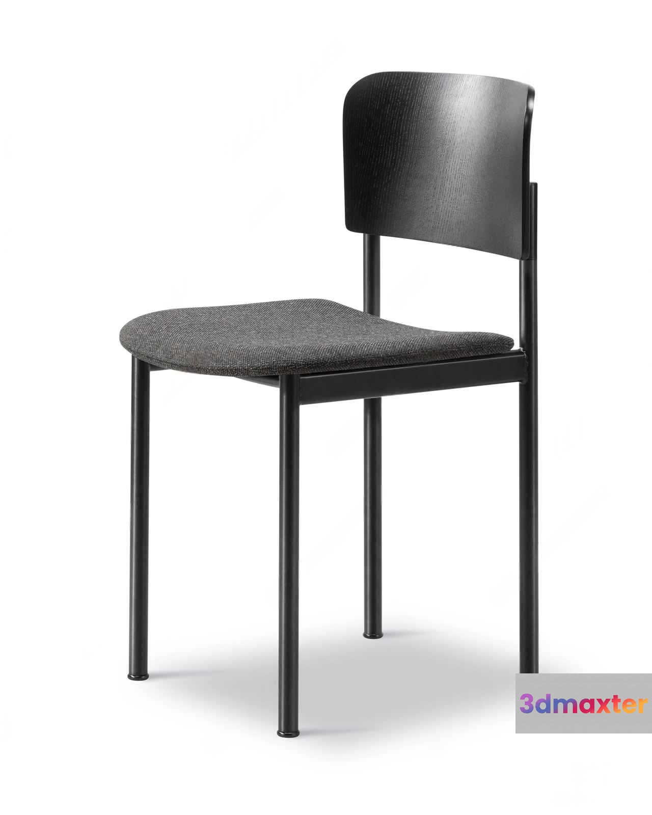 Simple Black Chair 3D Model - 5907 - CORONA Render