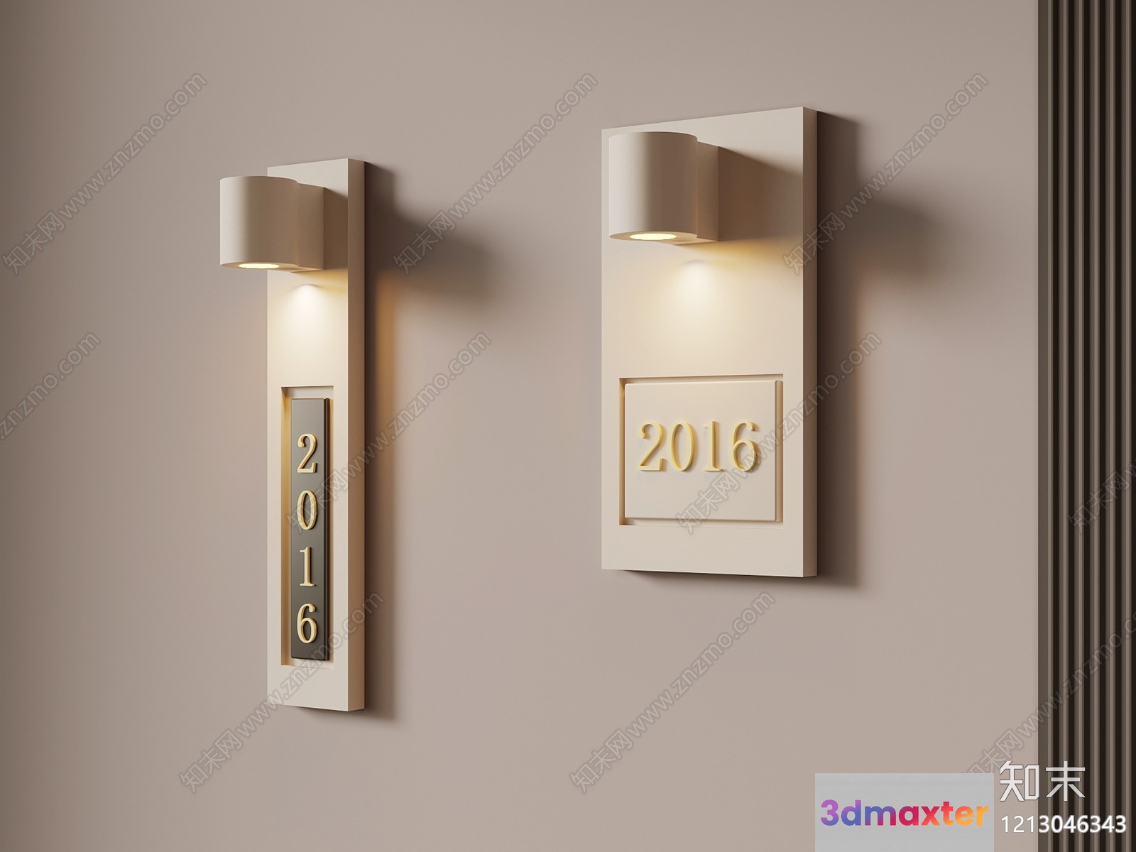 Modern Light Fixtures 3D Model - 13406 - VRAY Render