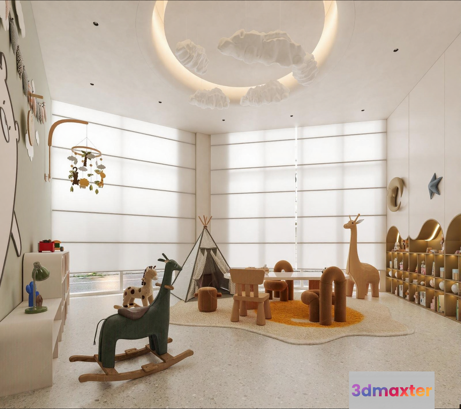 Modern Playroom 3D Model - 14569 - CORONA Render