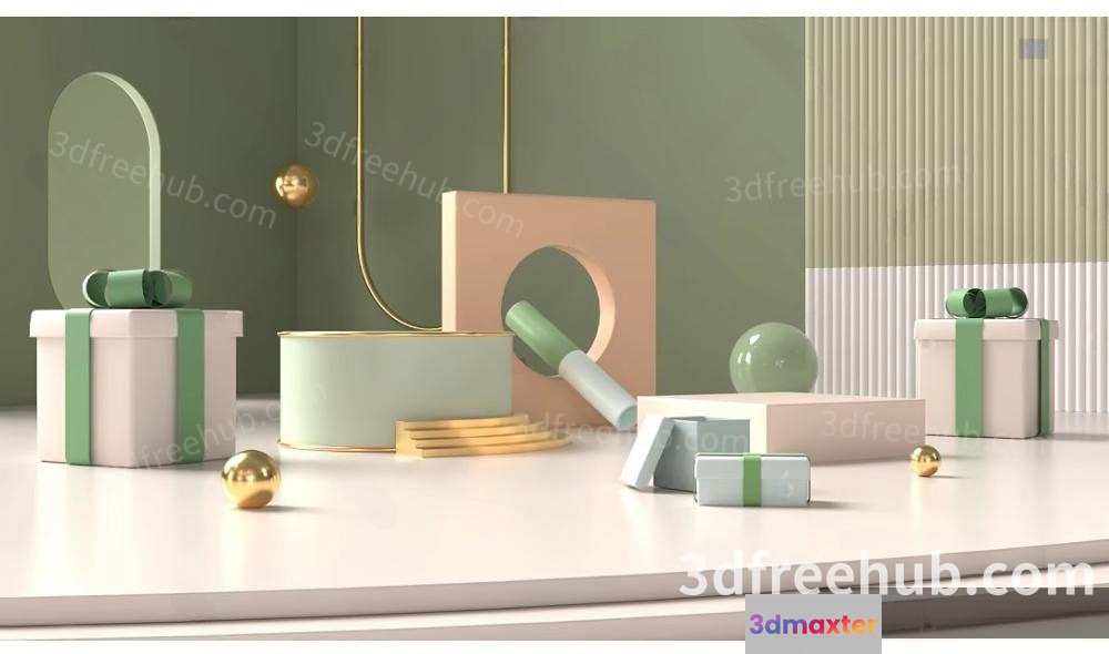 Modern 3D Graphics 3D Model - 20812 - VRAY Render