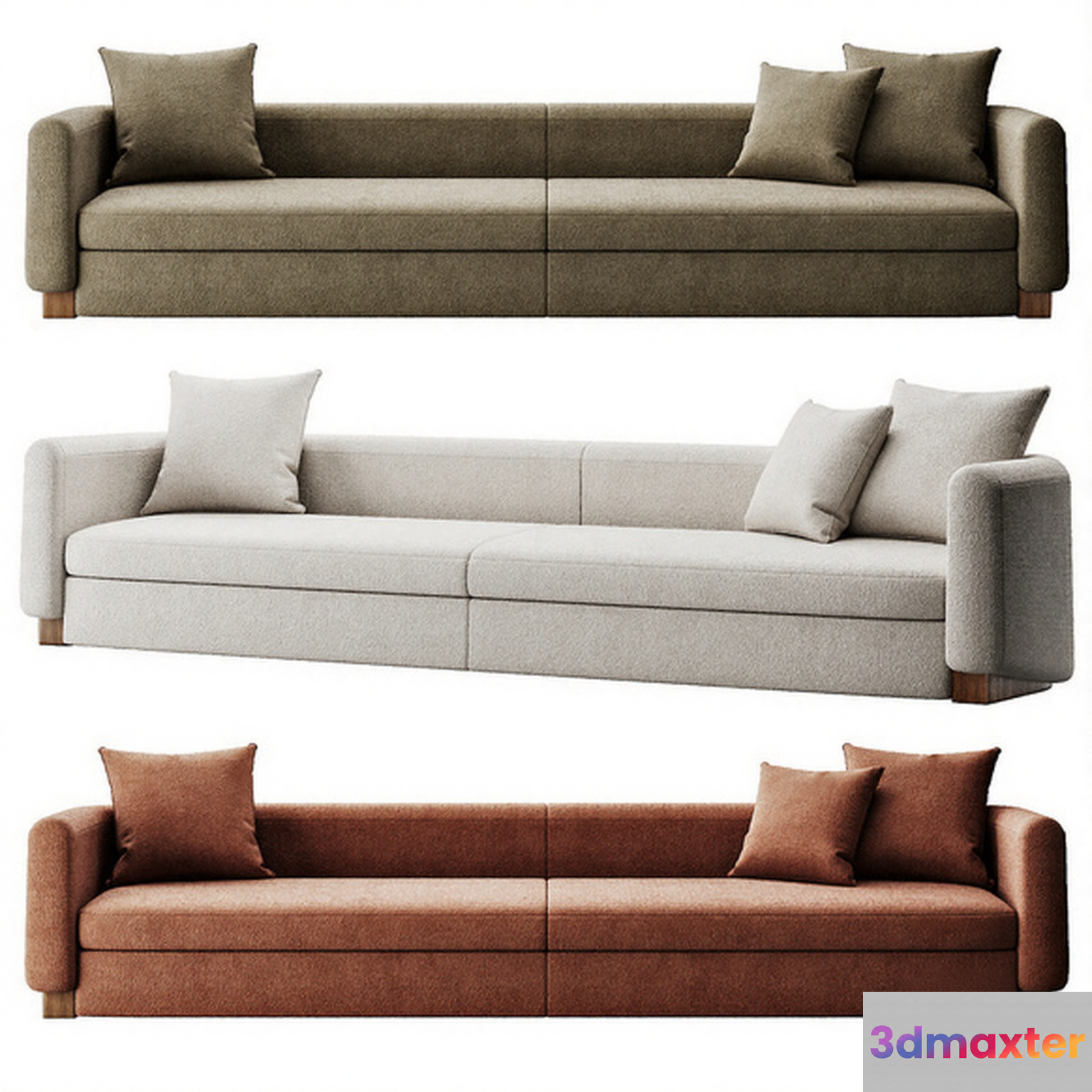 Modern Sofa Designs 3D Model - 10996 - CORONA Render