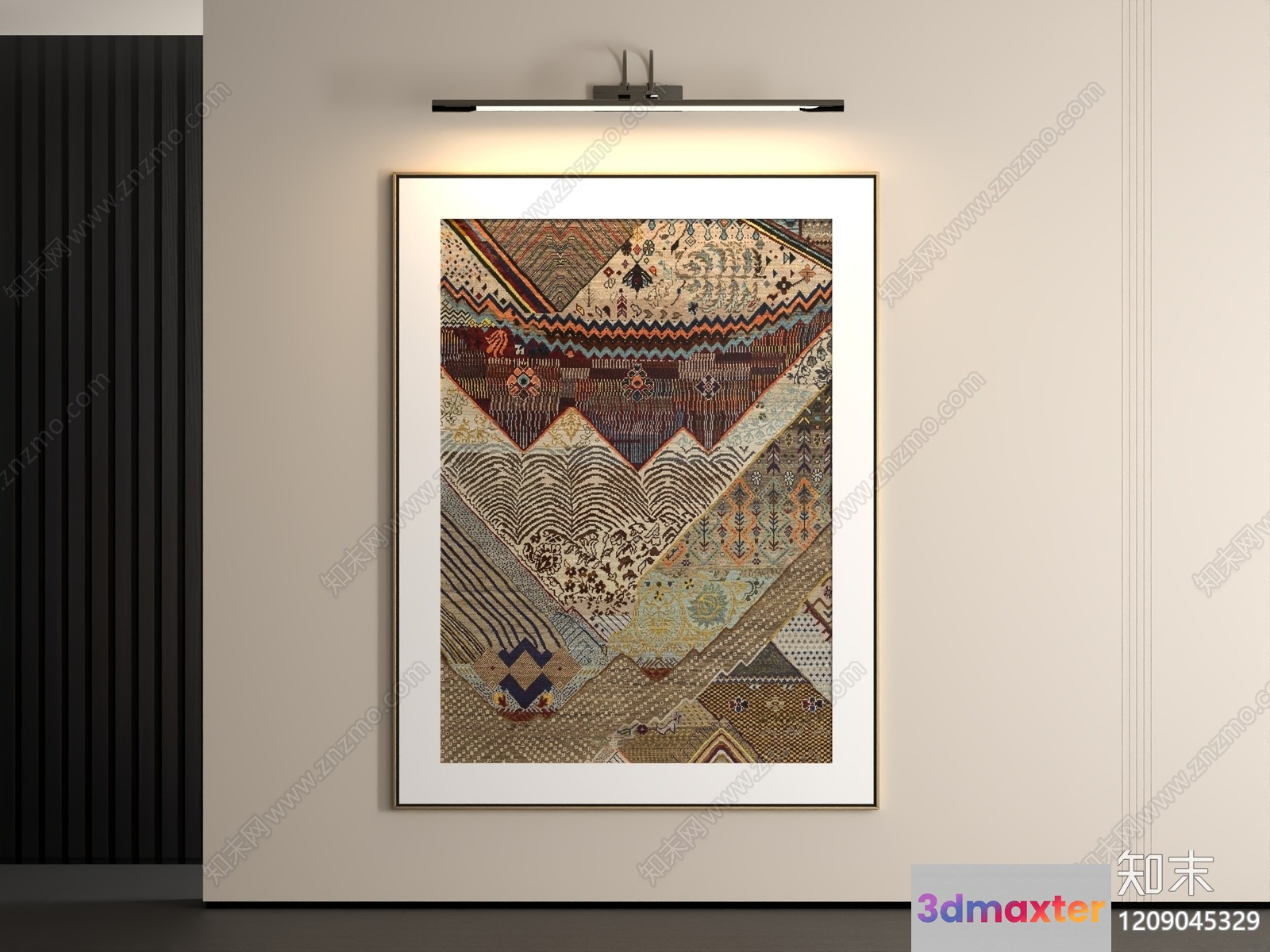 Modern Light Fixture 3D Model - 19243 - VRAY Render
