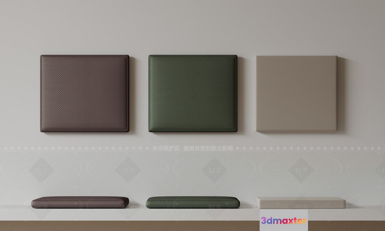 A Collection Of Various Leather Items 3D Model - 1680 - VRAY Render