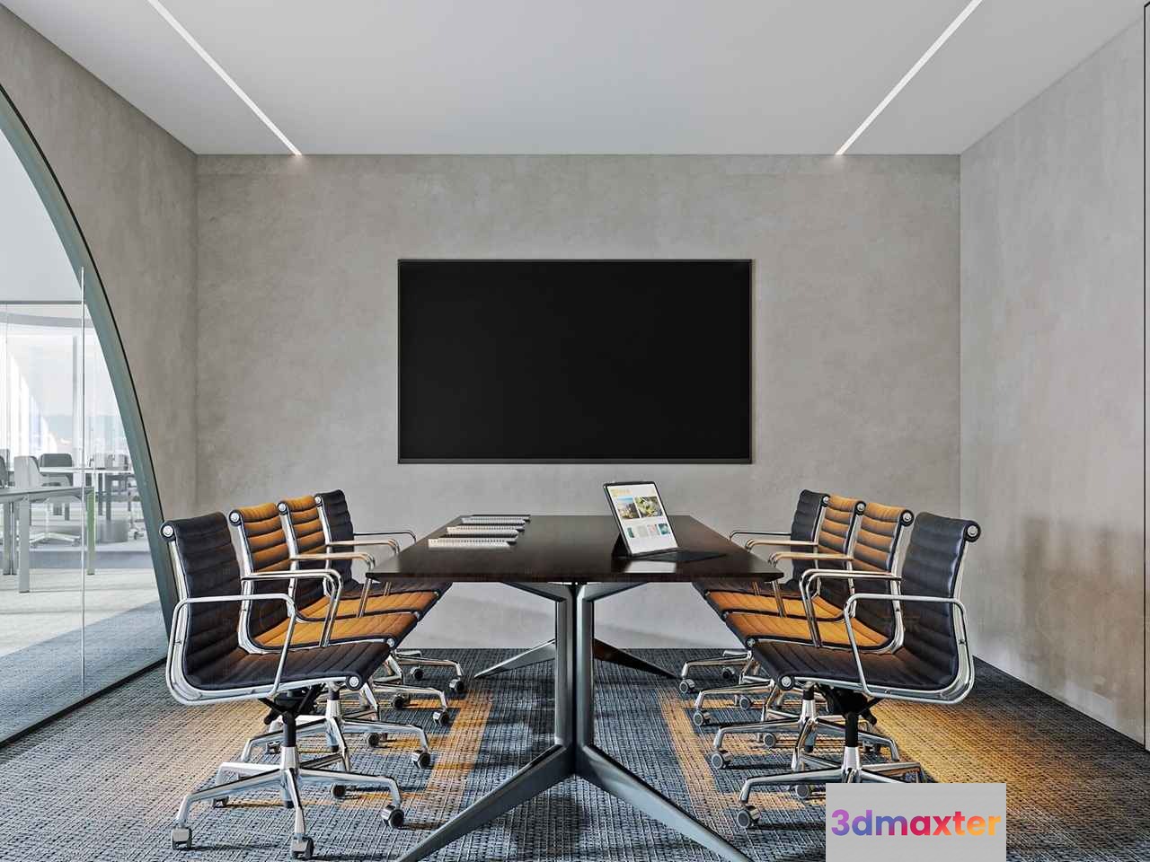 Modern Conference Room 3D Model - 15232 - VRAY Render