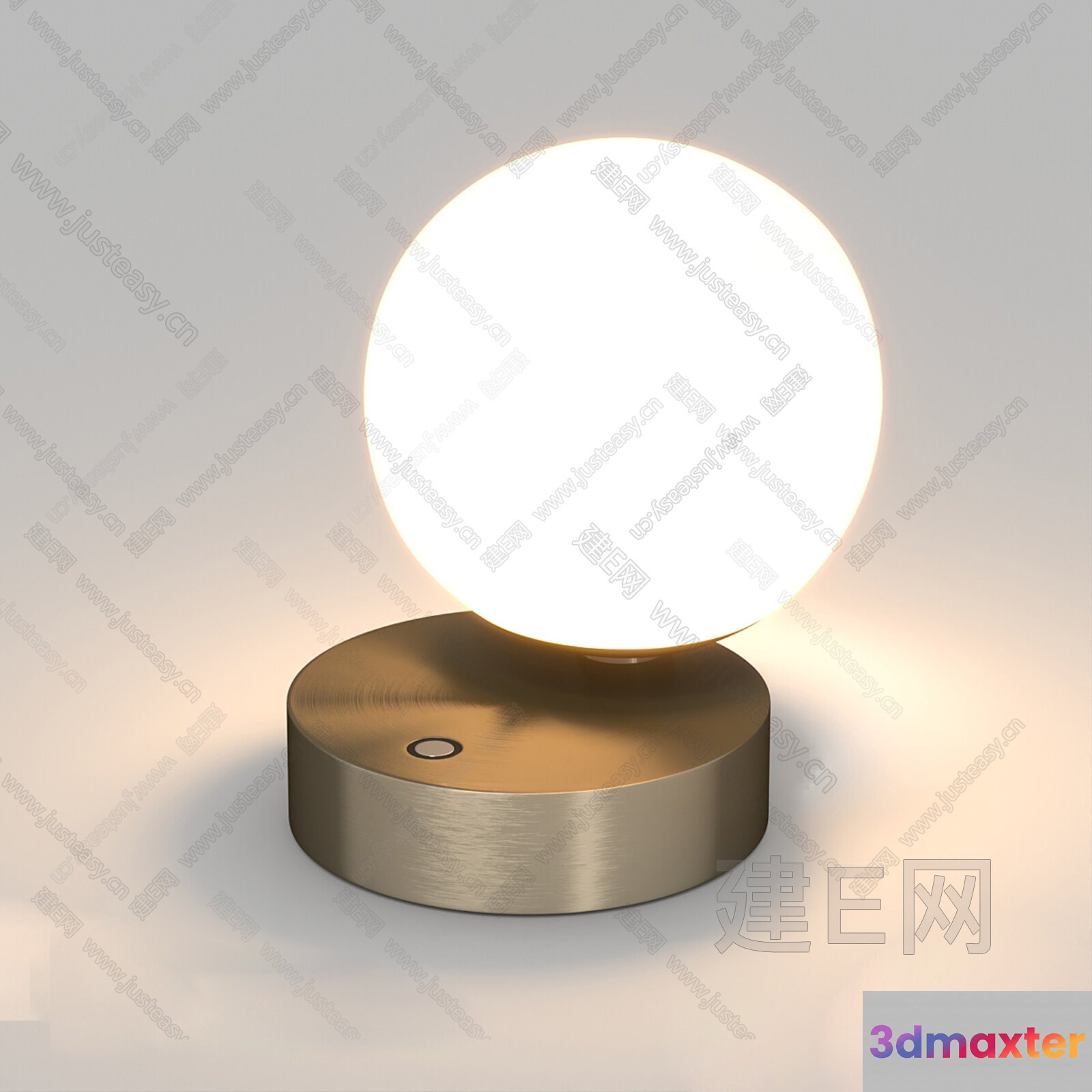 Gold Light Fixture 3D Model - 14686 - VRAY Render