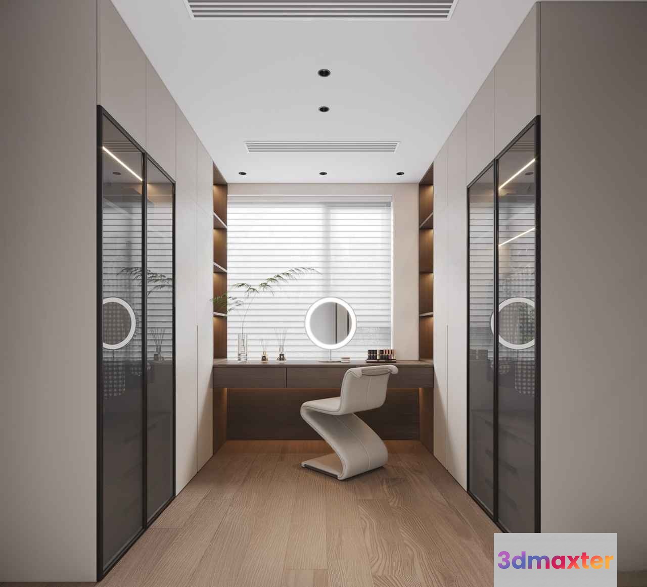 Modern Dressing Room 3D Model - 11338 - CORONA Render
