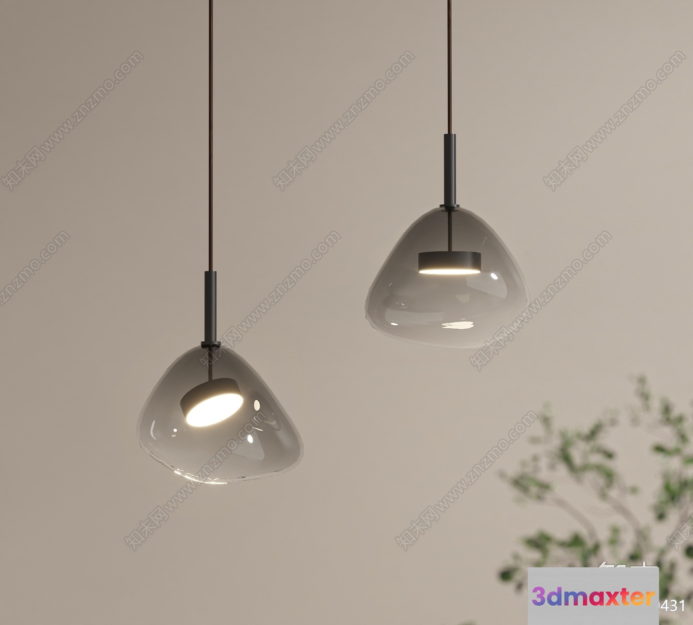 Modern Light Fixtures 3D Model - 7001 - VRAY Render