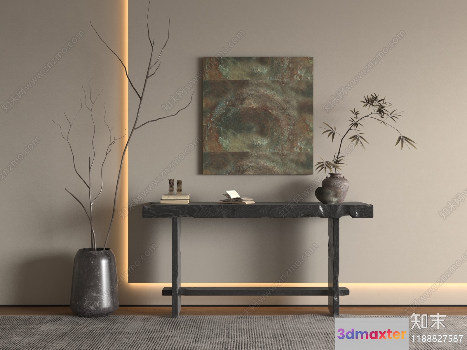Minimalist Interior Design 3D Model - 16613 - VRAY Render