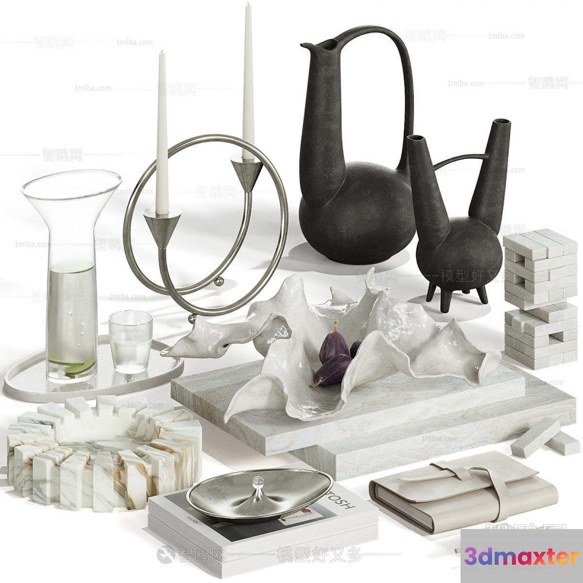 Modern Home Decor 3D Model - 10852 - VRAY Render