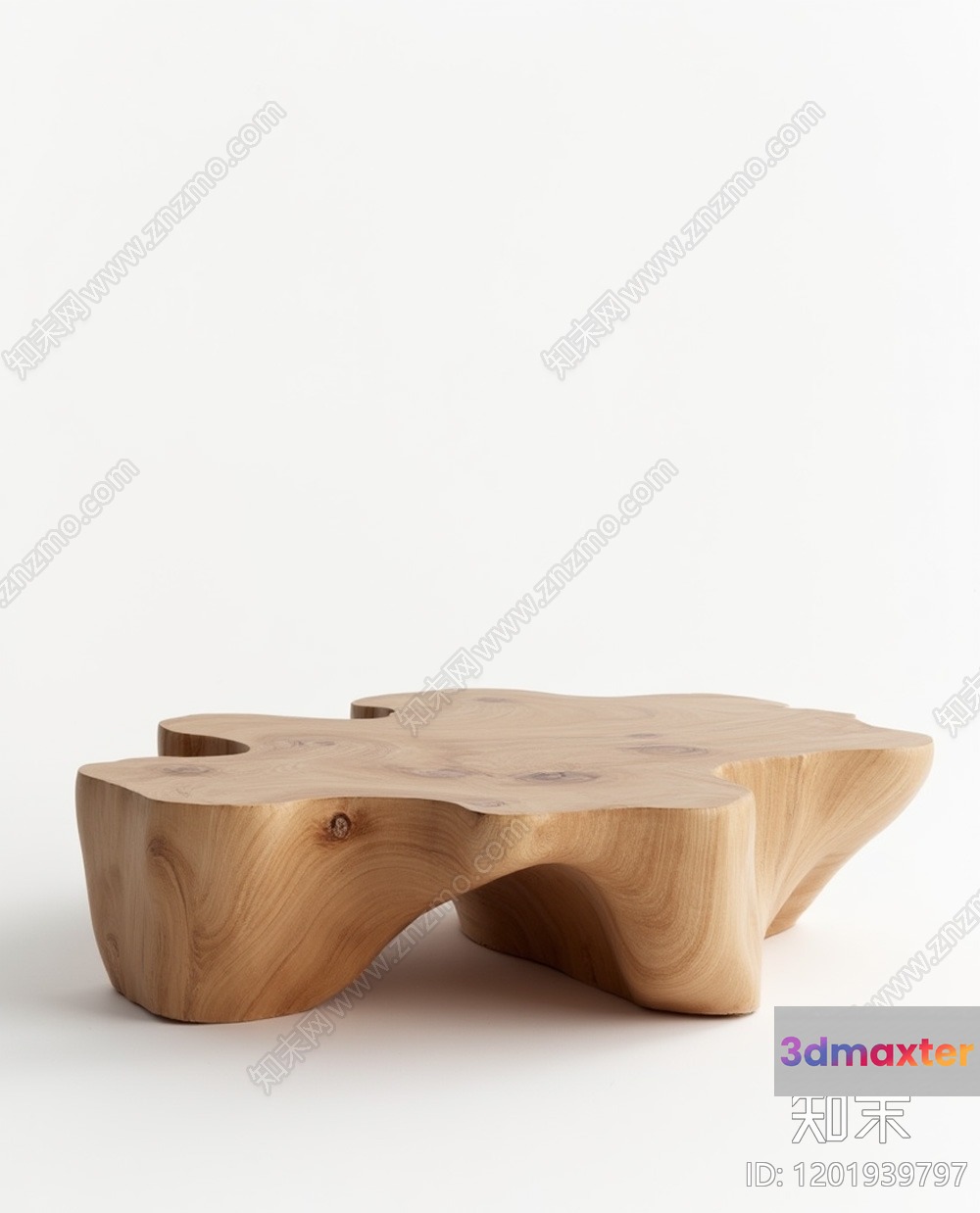 A Wooden Table 3D Model - 4011 - VRAY Render