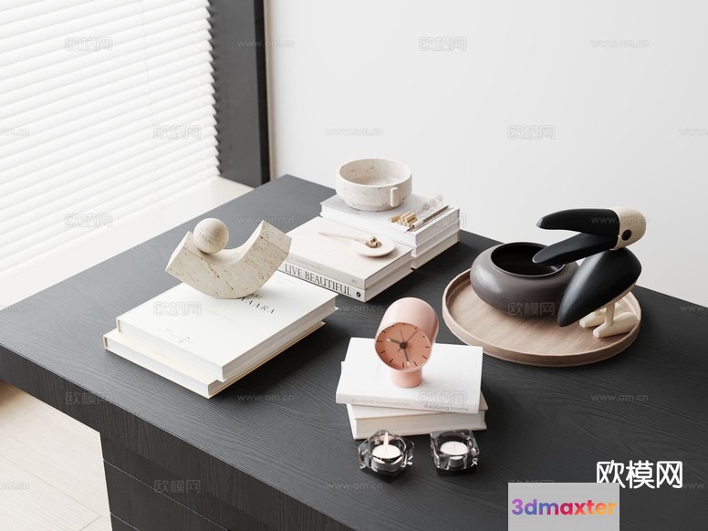 Modern Home Decor 3D Model - 6661 - CORONA Render