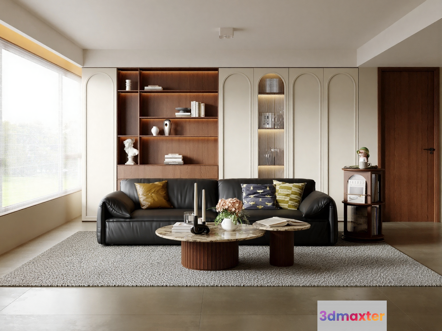 Modern Living Room 3D Model - 10616 - VRAY Render