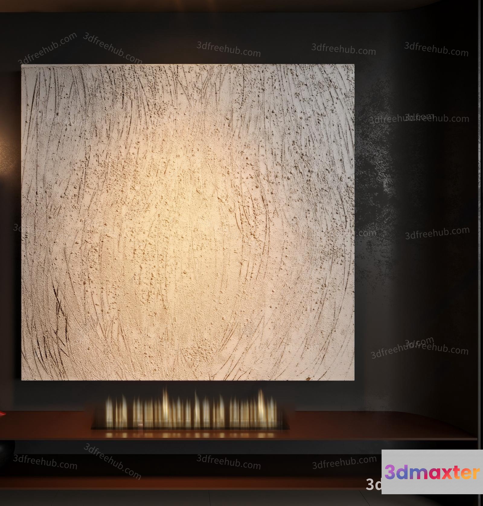 Modern Living Room 3D Model - 20431 - VRAY Render