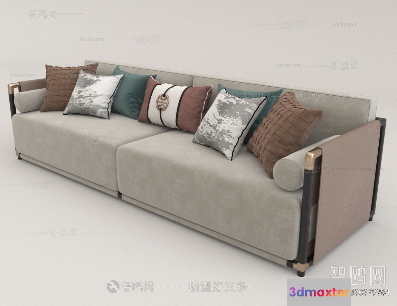 Modern Sofa Design 3D Model - 12421 - VRAY Render