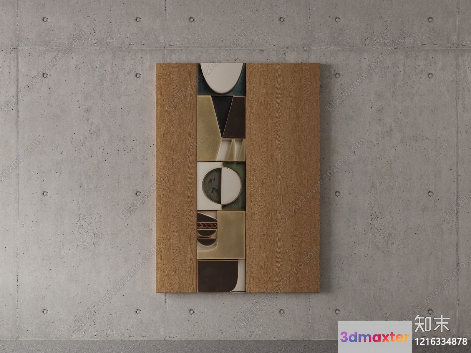 Abstract Art Piece 3D Model - 11975 - VRAY Render