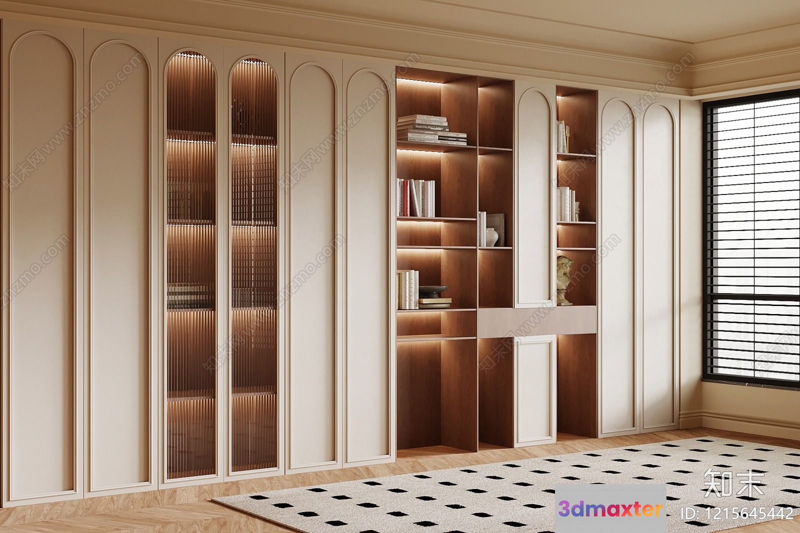 Modern Living Room 3D Model - 11946 - VRAY Render