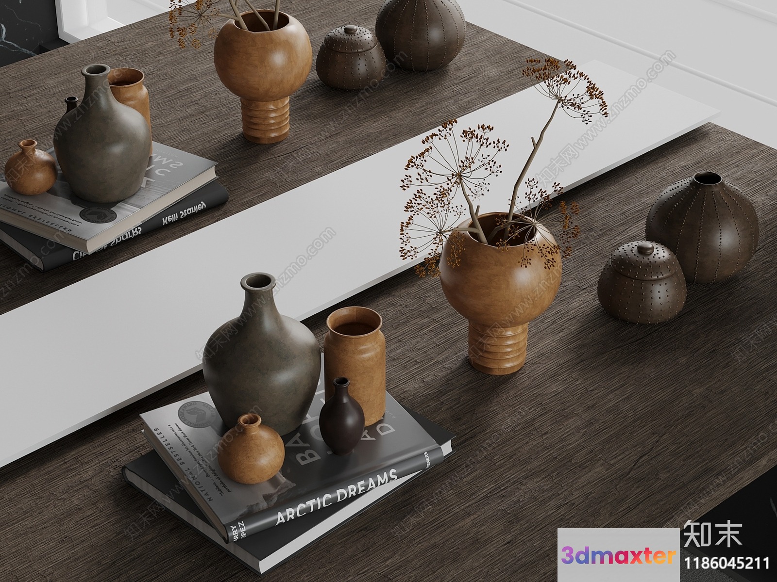 Modern Home Decor 3D Model - 14726 - VRAY Render