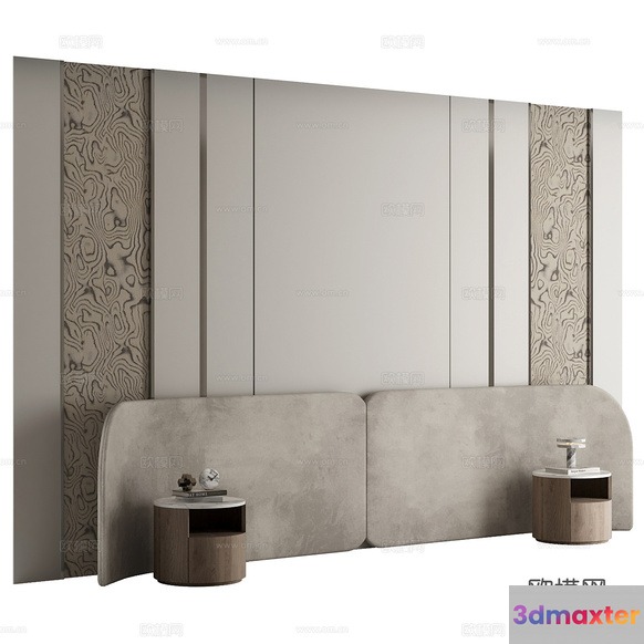 Modern Bedroom Furniture 3D Model - 13918 - VRAY Render