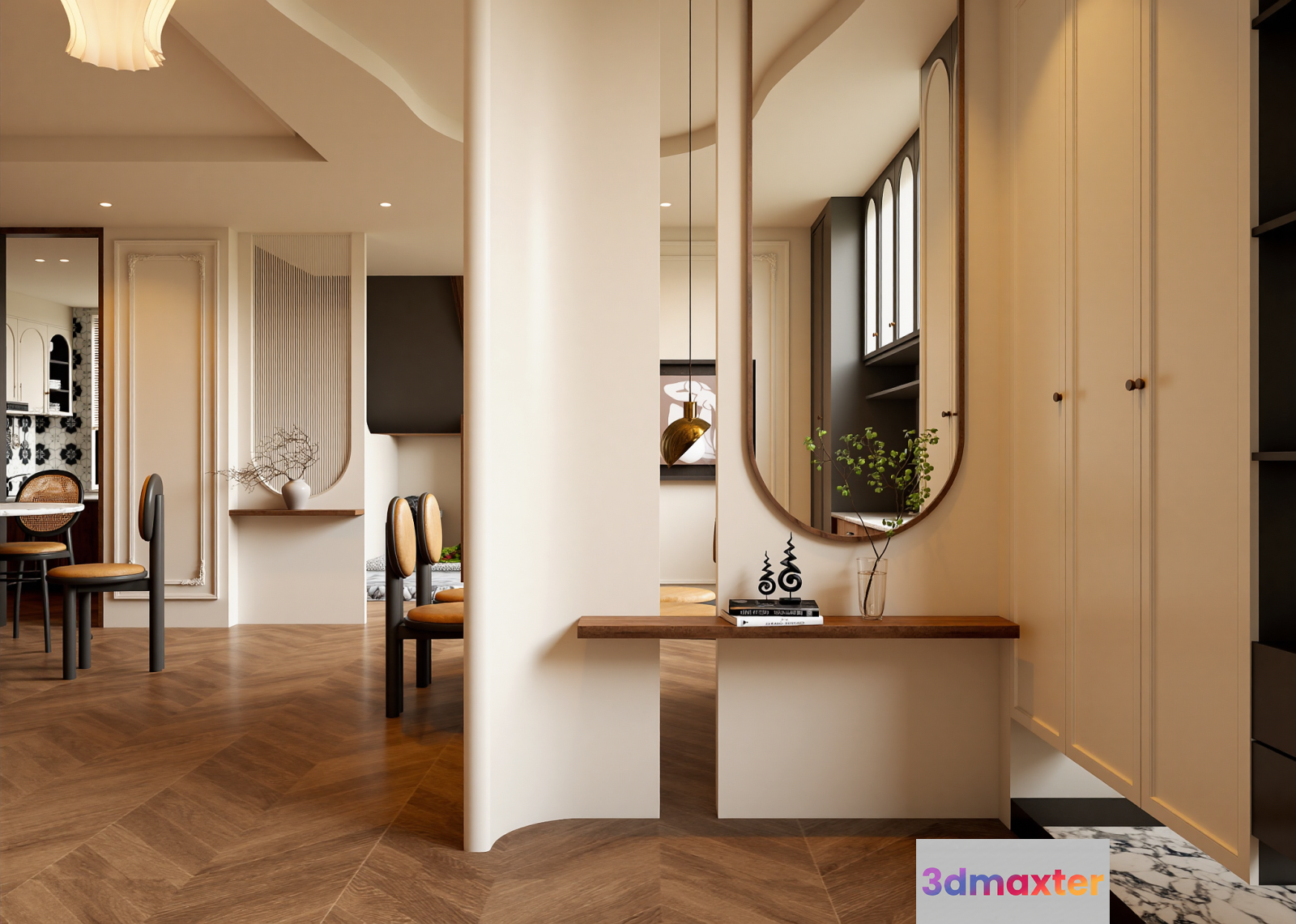 Modern Luxury Interior 3D Model - 23221 - VRAY Render