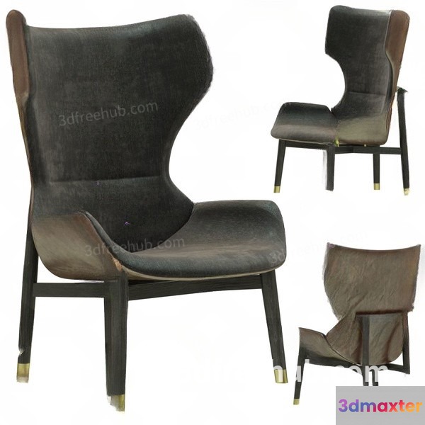Modern Gray Chair 3D Model - 5866 - VRAY Render