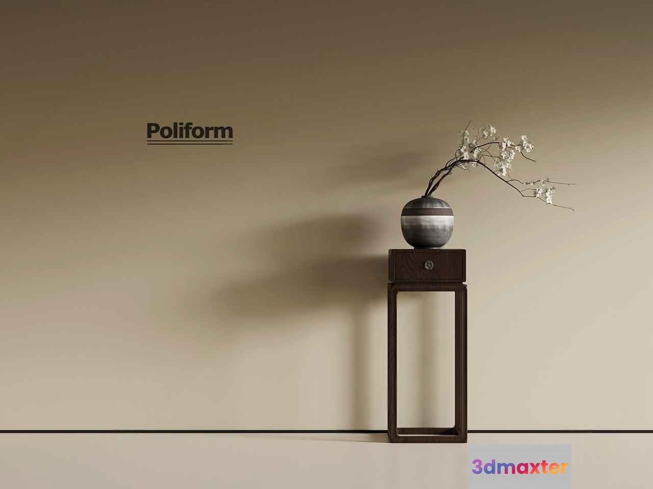 Modern Minimalist Furniture 3D Model - 10783 - VRAY Render
