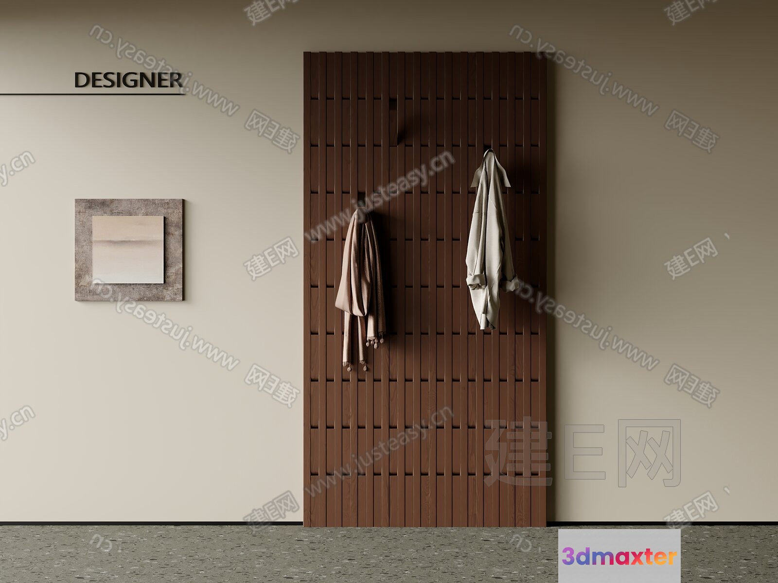 Modern Minimalist Room 3D Model - 4271 - VRAY Render