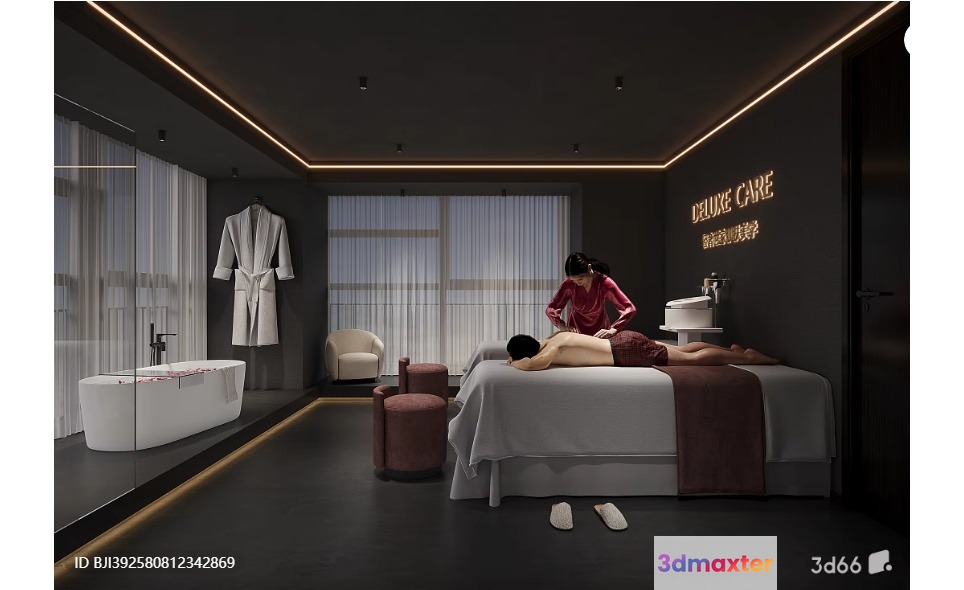 Cozy Bedroom 3D Model - 10094 - VRAY Render