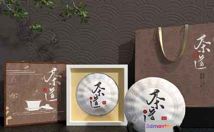 Traditional Chinese Gift Set 3D Model - 9279 - VRAY Render