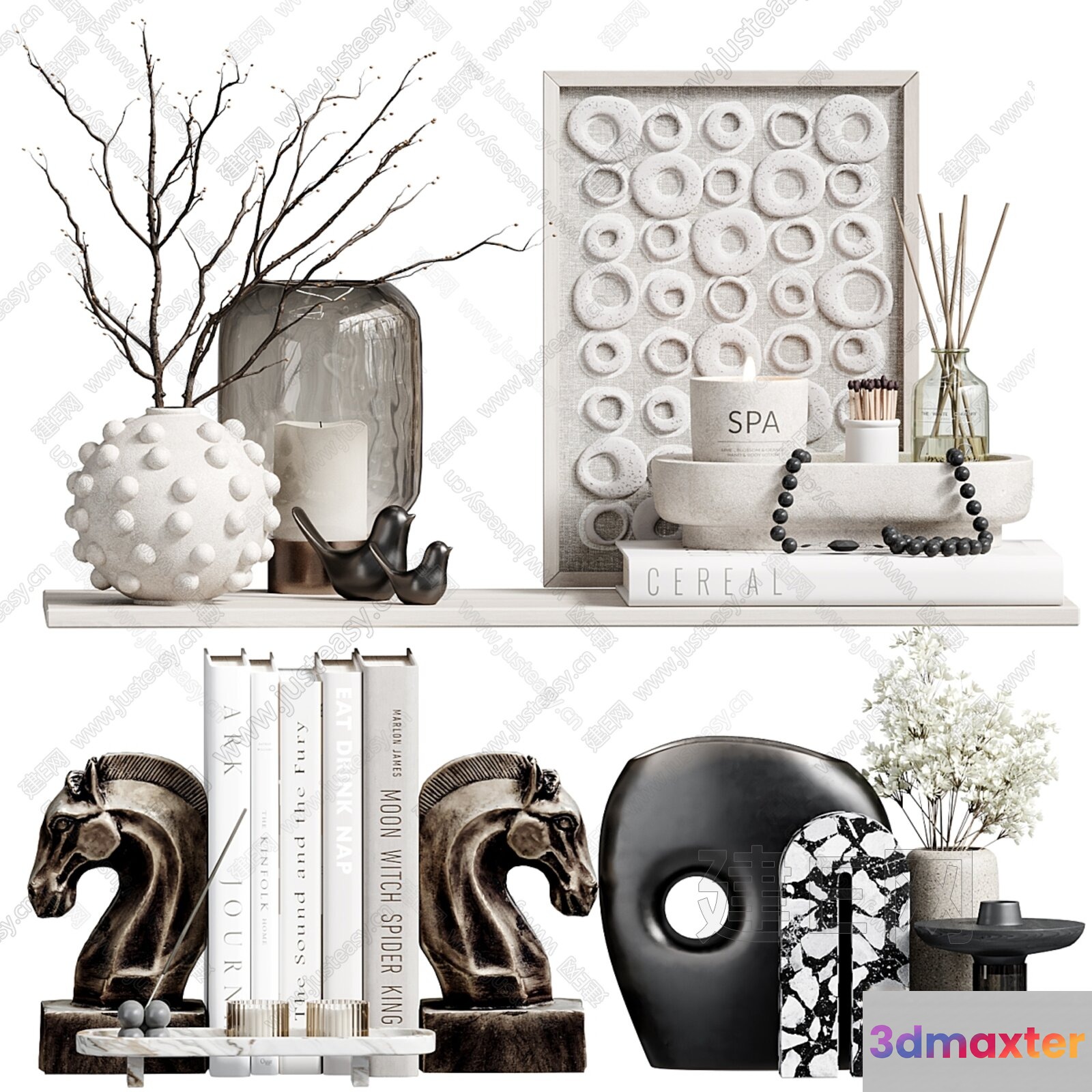 Modern Home Decor 3D Model - 16796 - VRAY Render